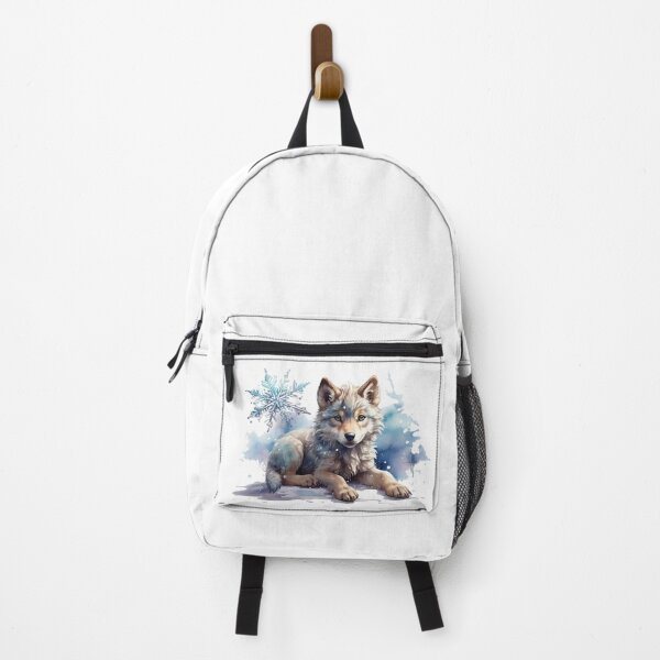 Item preview, a little wolf in the snow designed and sold by Rose Design & Photos.