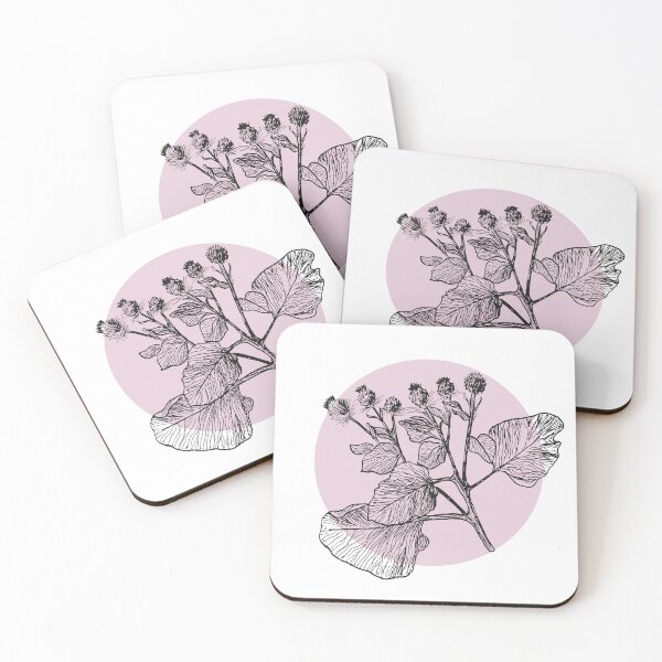 Item preview, Detailed drawing of a burdock designed and sold by alina-k-design.
