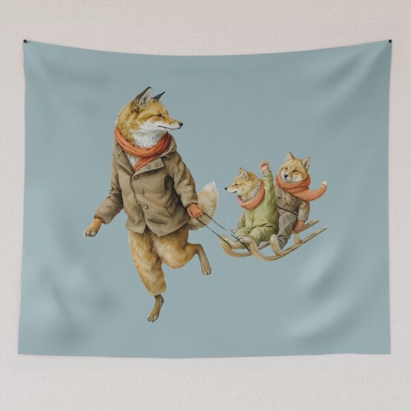 Item preview, Frosty Fox Ride designed and sold by QuidNimbus.