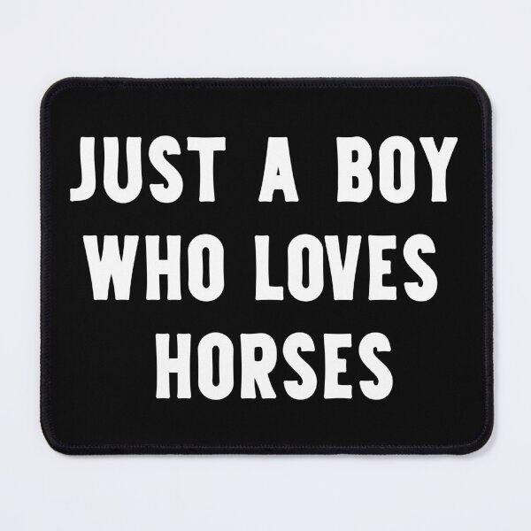 Item preview, Just A Boy Who Loves Horses Funny Horse Lover designed and sold by RareBunny.