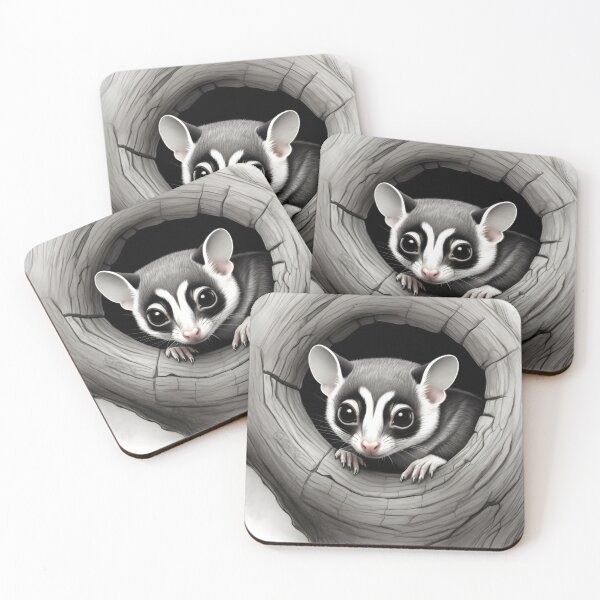 Item preview, Realistic Sugar Glider Pencil Drawing designed and sold by Pencil-Art.
