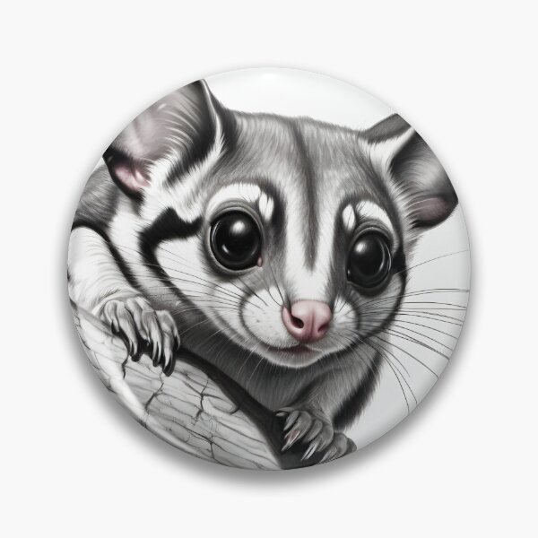 Item preview, Realistic Sugar Glider Pencil Drawing designed and sold by Pencil-Art.