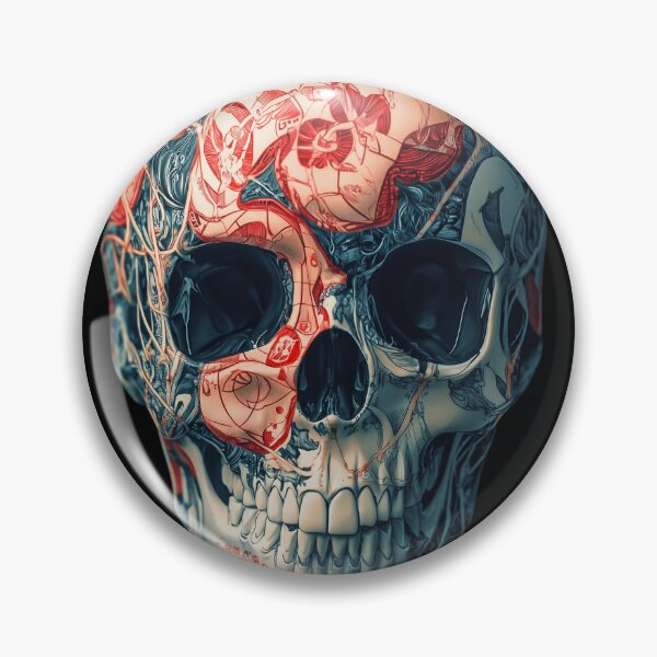 Item preview, Skull Design no 10. Ceramic Tattoo coolness. designed and sold by Shoot-The-Moon.