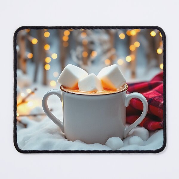 Item preview, A mug of hot cocoa and marshmallows designed and sold by StellarHues.