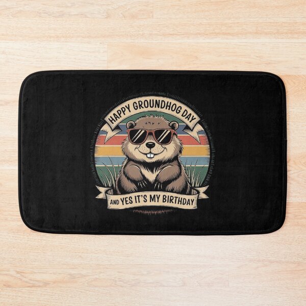 Item preview, Happy Groundhog Day Birthday Cool Groundhog with Sunglasses designed and sold by love3617.