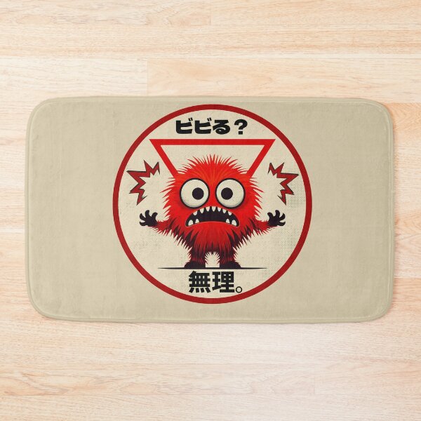 Item preview, Angry Red Monster Japanese Design | Funny Kawaii Art designed and sold by GALUMARKET.