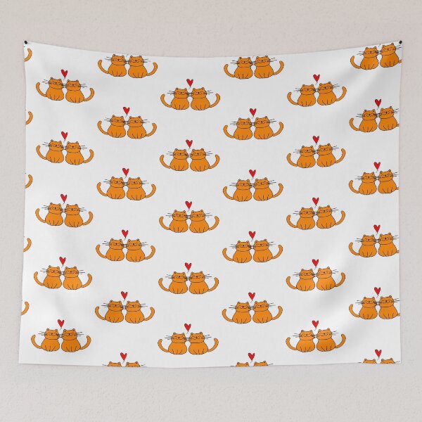 Item preview, Cats in love designed and sold by Krissys-Art.