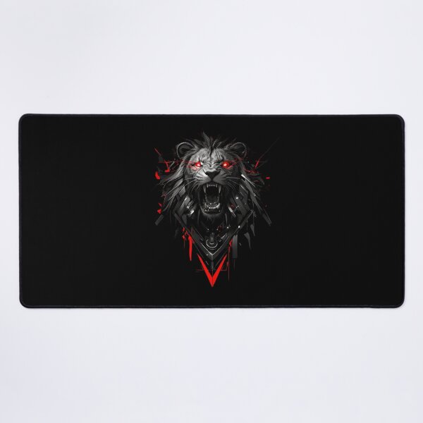 Item preview, Black Lion // Black Lion // Cool Animal // Cyber Animal // Animal Art // Animal Warrior // Gaming Aesthetic stickers designed and sold by SMARTKIT  DESIGNAGENCY.