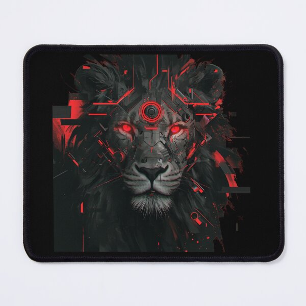Item preview, Black Lion // Black Lion // Cool Animal // Cyber Animal // Animal Art // Animal Warrior // Gaming Aesthetic stickers designed and sold by SMARTKIT DESIGNAGENCY.