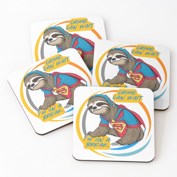Item preview, Sleepy Sloth Superhero designed and sold by Snicker-Designs.