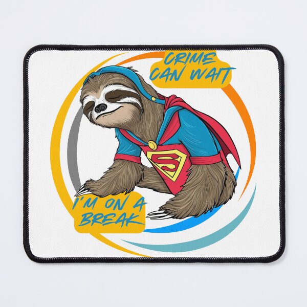 Item preview, Sleepy Sloth Superhero designed and sold by Snicker-Designs.
