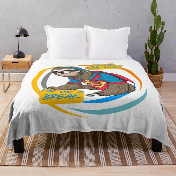 Item preview, Sleepy Sloth Superhero designed and sold by Snicker-Designs.