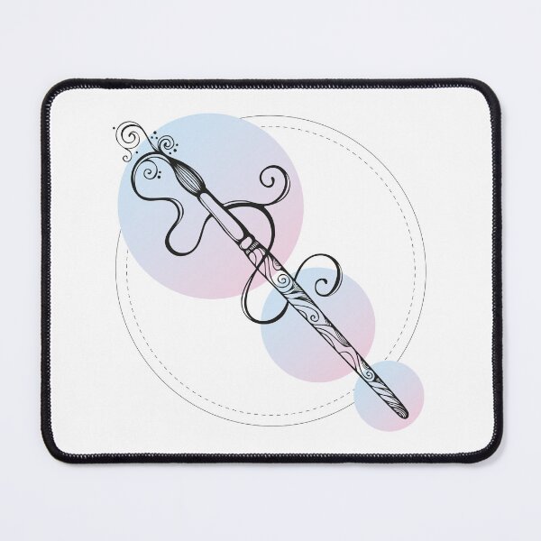 Item preview, Artistic paintbrush with decorative swirls designed and sold by alina-k-design.