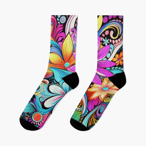 Item preview, Groovy Psychedelic Hippy Trip Wonderful Flowers designed and sold by GrinGalore.