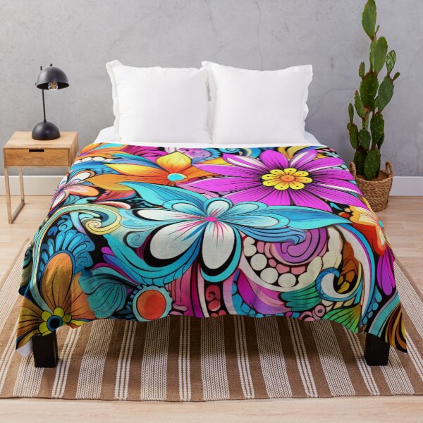Item preview, Groovy Psychedelic Hippy Trip Wonderful Flowers designed and sold by GrinGalore.