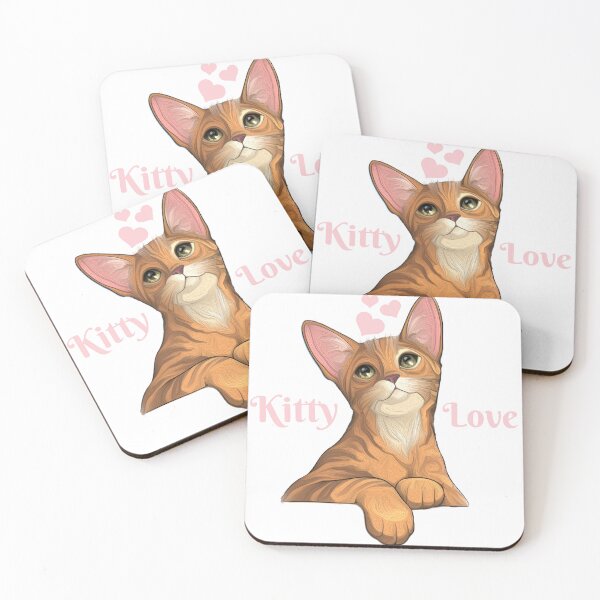 Item preview, Kitty love  designed and sold by Tonyasartprints.