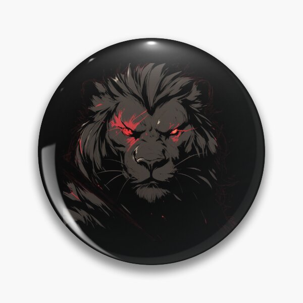 Item preview, Black Lion // Black Lion // Cool Animal // Cyber Animal // Animal Art // Animal Warrior // Gaming Aesthetic stickers designed and sold by SMARTKIT  DESIGNAGENCY.