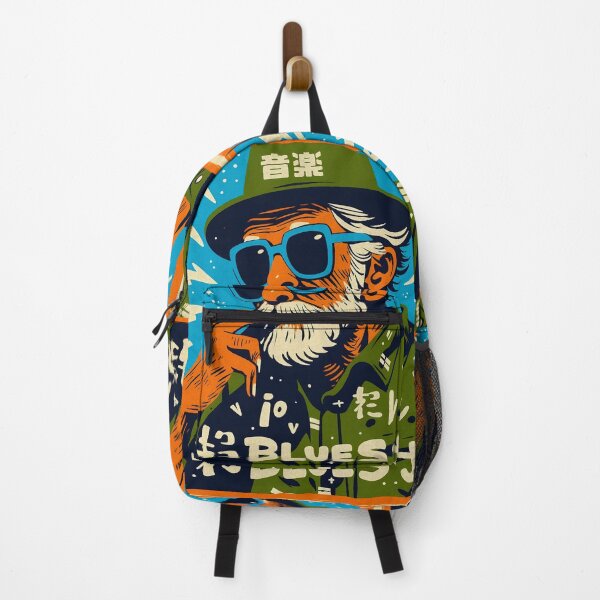 Item preview, Cool Blues Musician Japanese Pop Art Design designed and sold by IAPICTURE.