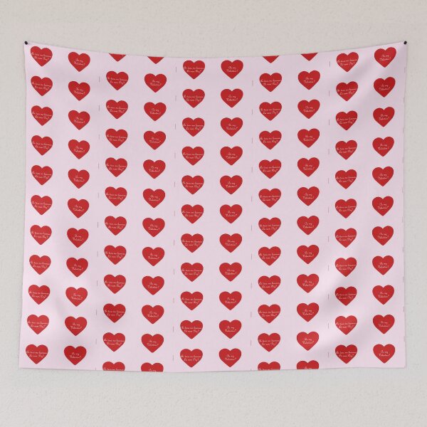 Item preview, be my Valentine? | an tusa mo leannan Là nam Pòg? (Scottish Gaelic) in red heart designed and sold by Mamaidh Made.