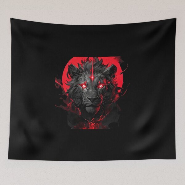 Item preview, Aggressive Black Lion King designed and sold by SMARTKIT  DESIGNAGENCY.
