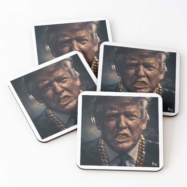 Item preview, President Trump Gold Grillz designed and sold by RockFireMerch.