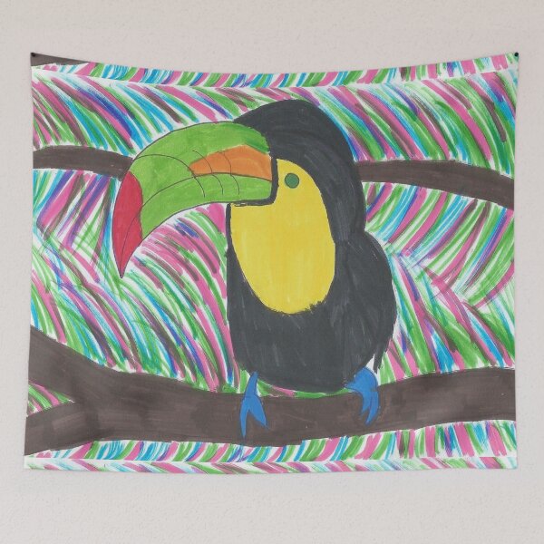 Item preview, Colorful Tropical Toucan designed and sold by DanielleGensler.