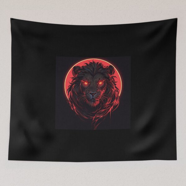 Item preview, Aggressive Black Lion King designed and sold by SMARTKIT  DESIGNAGENCY.
