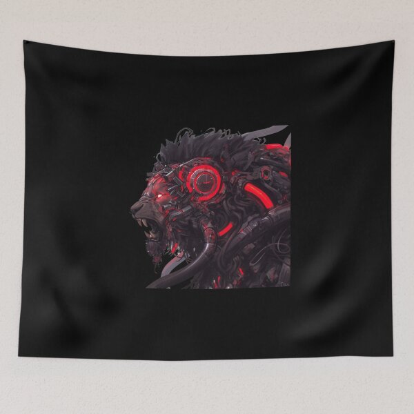 Item preview, Aggressive Black Lion King designed and sold by SMARTKIT  DESIGNAGENCY.