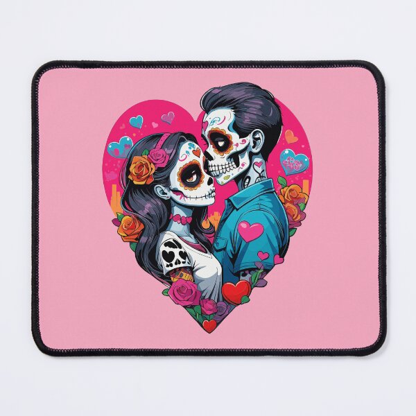 Item preview, Sugar Skull Couple Valentines 2025 (03) designed and sold by A78-Designs.