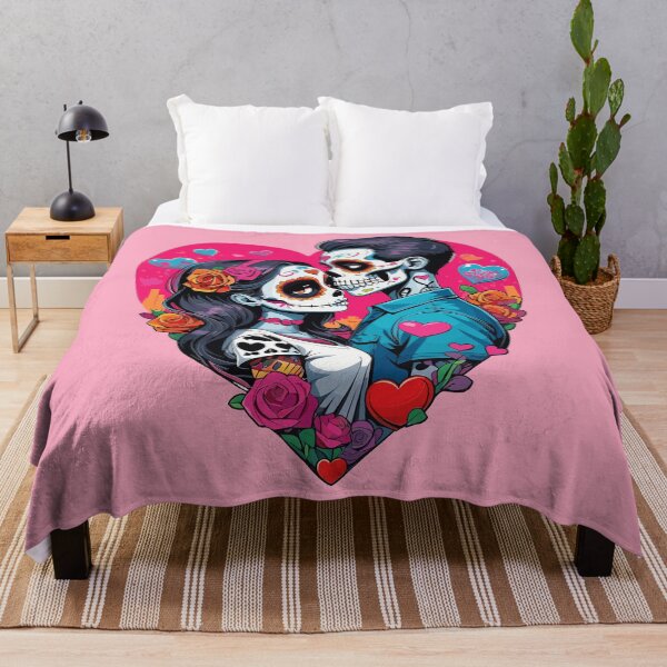Item preview, Sugar Skull Couple Valentines 2025 (03) designed and sold by A78-Designs.