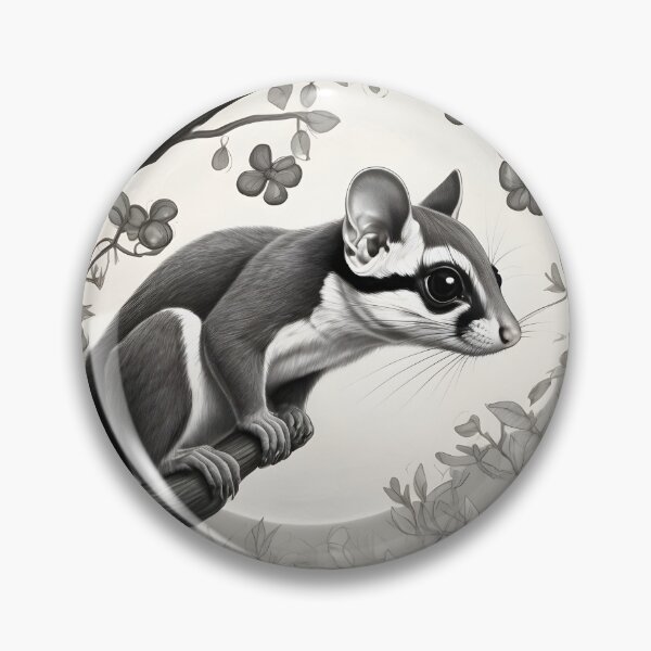Item preview, Realistic Sugar Glider Pencil Drawing designed and sold by Pencil-Art.