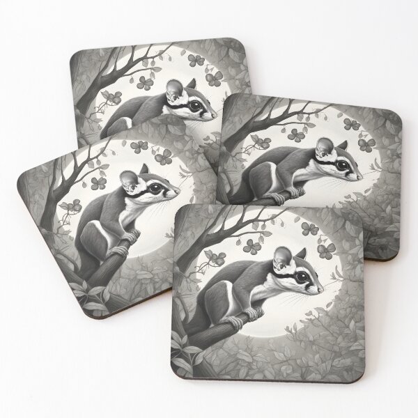 Item preview, Realistic Sugar Glider Pencil Drawing designed and sold by Pencil-Art.