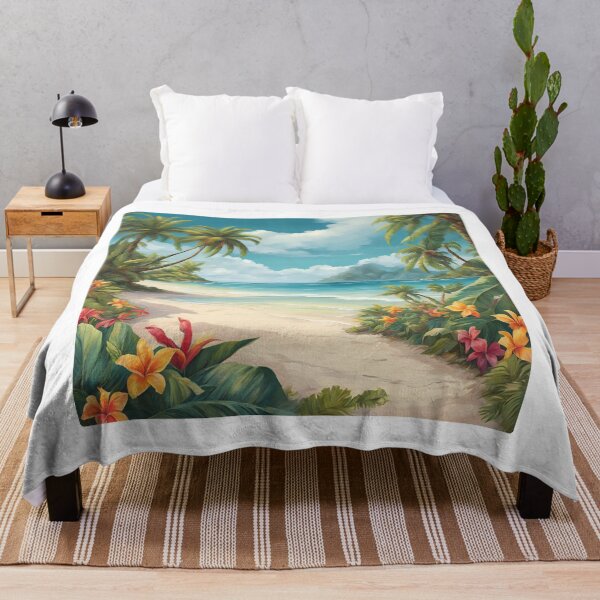 Item preview, Flowers are the music of the ground. From earth's lips spoken without sound – Edwin Curran.  Flowers. Beach. Trees. Palm Trees designed and sold by trintae.