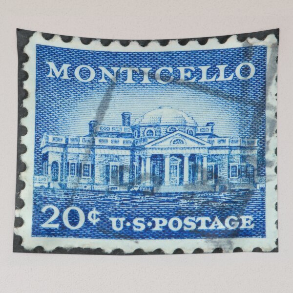 Item preview, Monticello postage stamp 1956 designed and sold by Photopat.