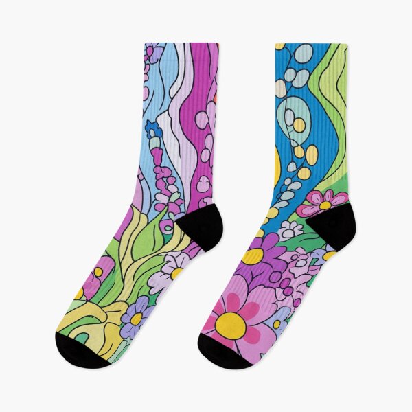 Item preview, Groovy Psychedelic Hippy Trippy Wonderful Floral Pattern designed and sold by GrinGalore.
