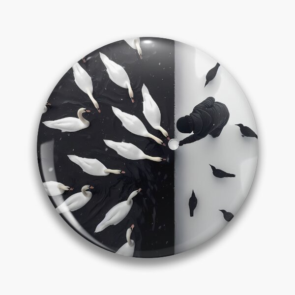 Item preview, Swans designed and sold by Vibranta Studio.