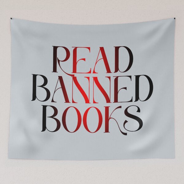 Item preview, read banned books designed and sold by sagegreenmoon.