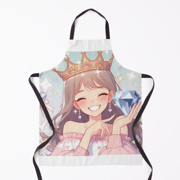Item preview, Radiant Anime Queen with Sparkling Diamonds designed and sold by Sneh024.