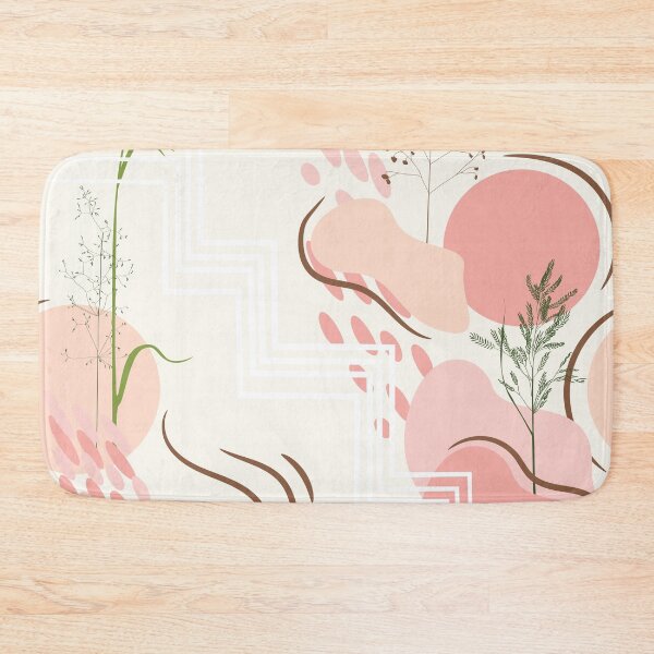 Item preview, Trendy contemporary abstract floral seamless pattern. Fashionable template with herbs silhouette. designed and sold by MatyKotiv.
