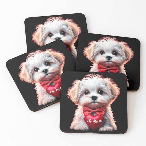 Item preview,  Be Mine Maltese Valentine designed and sold by bklyng.