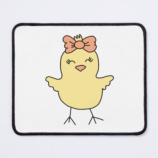 Item preview, Happy chick with bow designed and sold by Krissys-Art.