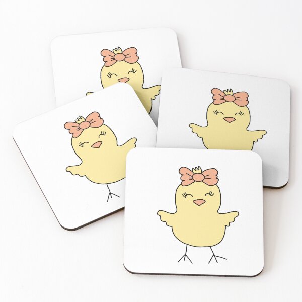 Item preview, Happy chick with bow designed and sold by Krissys-Art.