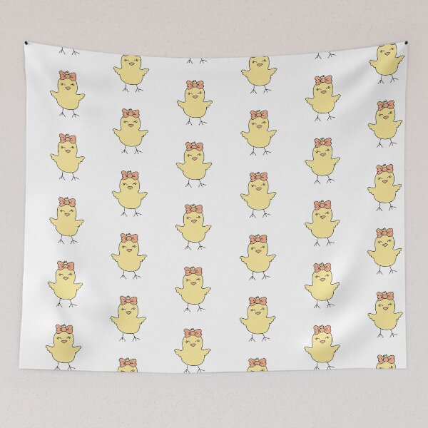 Item preview, Happy chick with bow designed and sold by Krissys-Art.