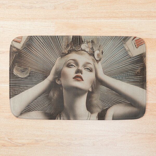 Item preview, Overthinking Queen. Wellbeing mental health design. designed and sold by Shoot-The-Moon.