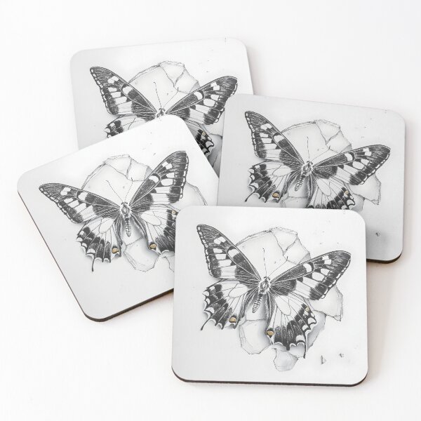 Item preview, Realistic monarch butterfly pencil drawing designed and sold by Pencil-Art.