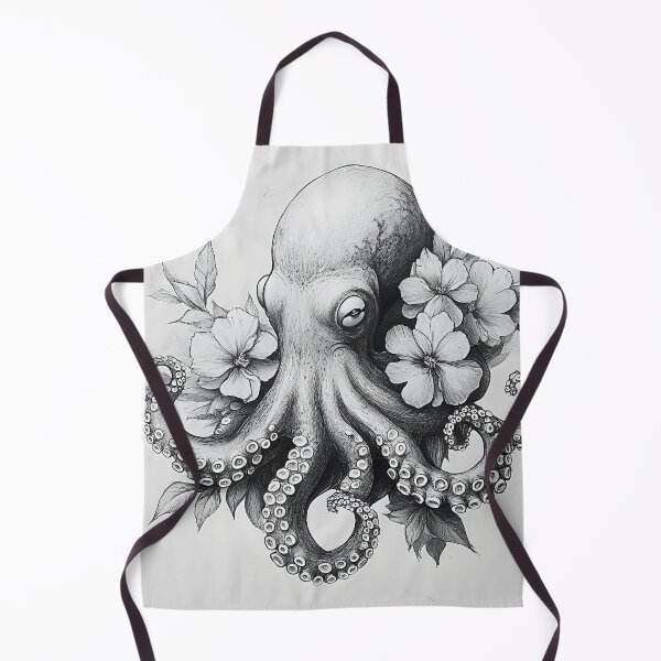 Item preview, Realistic Octopus pencil drawing designed and sold by Pencil-Art.