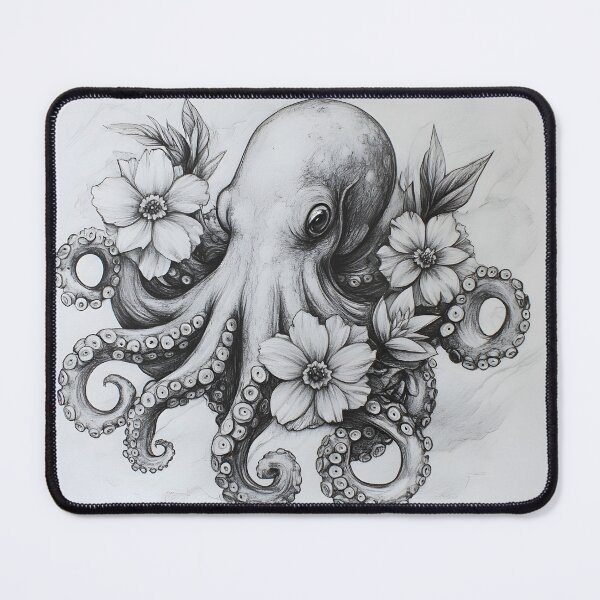 Item preview, Realistic Octopus pencil drawing designed and sold by Pencil-Art.
