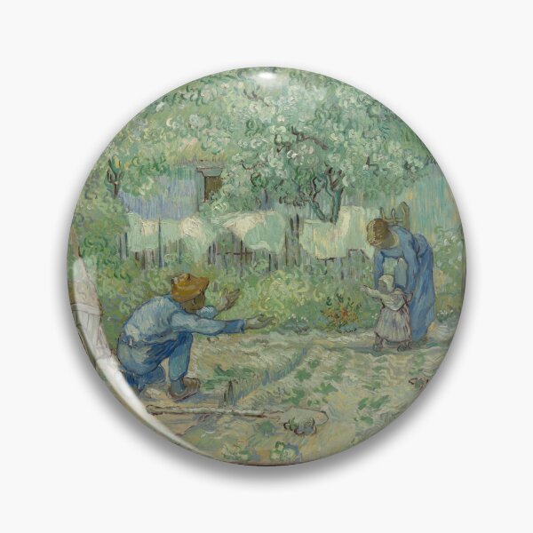 Item preview, First Steps, after Millet Vincent van Gogh Dutch 1890 designed and sold by KWZCreates.