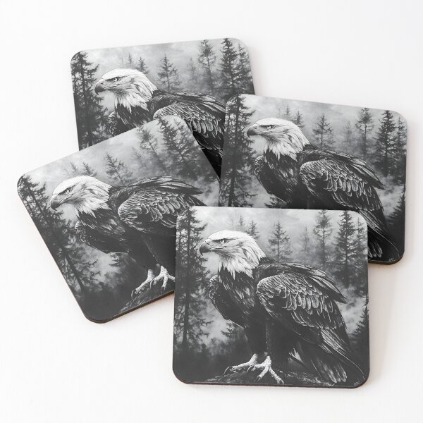 Item preview, Realistic Bald Eagle pencil drawing designed and sold by Pencil-Art.