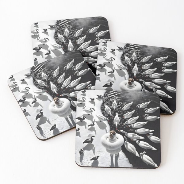 Item preview, White swans designed and sold by Vibranta Studio.